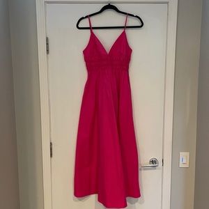 ZARA, pink dress w/ pockets, Size M, WORN ONCE